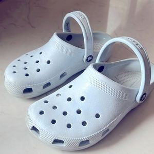 Crocs light blue